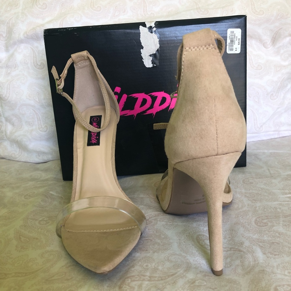 Nude/Clear Heels